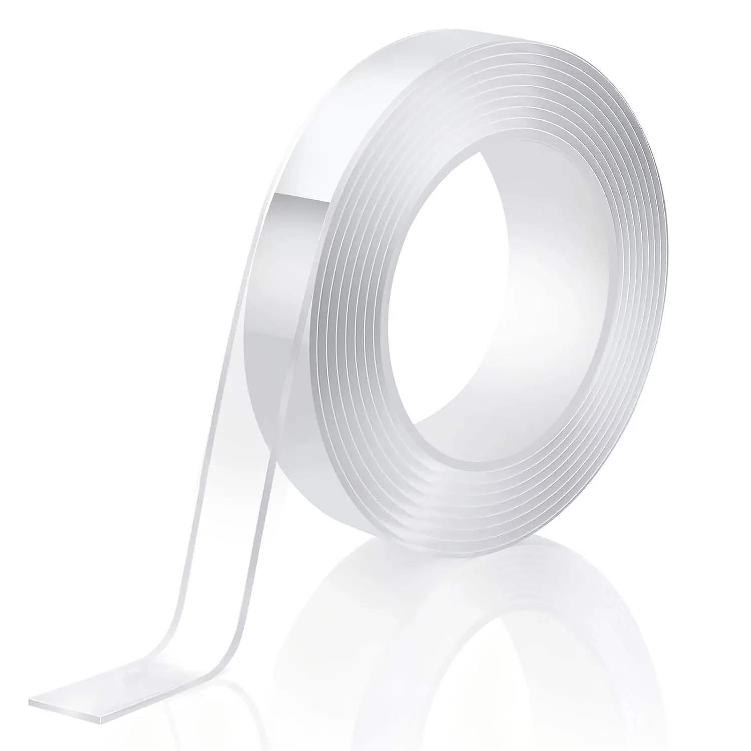 2 Rolls Double Sided Tape, Nano Tape, Transparent Adhesive Tape, Traceless Adhesive Tape, Removable, Washable, Reusable, Suitable for Carpets, Photo Walls