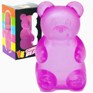 Gummy Bear - Sensory Fidget Toy with Jelly-Like Filling, Squeeze Toys, Stress Toys, Stress Relief Toys, Fidget Toy,Squishy   Toy ，Birthday Gifts, Gift Bag Stuffing