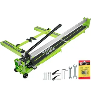 VEVOR Tile Cutter 39 Inch, Manual Tile Cutter All-Steel Frame, Tile Cutting Machine with Laser Guide and Bonus Spare Cutter, Tile Cutter Hand Tool for Precision Cutting Porcelain Ceramic Floor Tiles