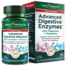 Advanced Digestive Enzymes Prebiotic, Probiotic, & Postbiotic Supplement by Purity Products - 1.5B CFUs, Plant-Based, Anti Bloat Digestive Nutritional Supplements for Bloated Stomach Relief, Gut Support - 60 Veggie Caps, 2-Month Supply