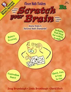 USED-Scratch Your Brain: Level B1, Grades 4-5 (Clever Math Ticklers) by Linda Brambaugh (Paperback)