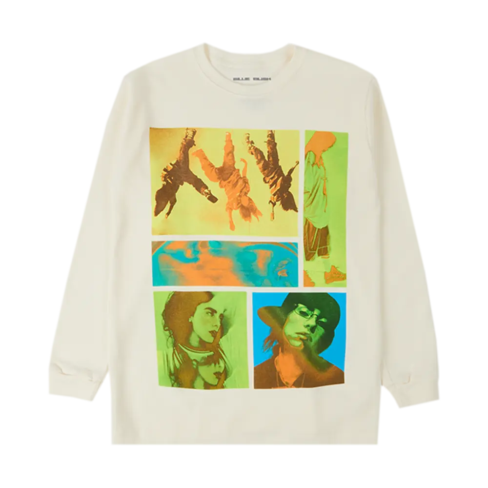 BIRDS OF A FEATHER COLLAGE THERMAL LONG SLEEVE