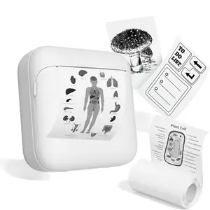 Portable Wireless Mini Printer, Thermal Inkless Pocket Printer, Compatible with iOS and Android, Ideal for Photos, DIY Projects