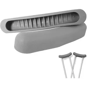2 Pcs Underarm Crutch Pad Replacement Padding for Walking Arm Crutches Universal Crutch Armpit Pad Cover for Standard Aluminum Crutches