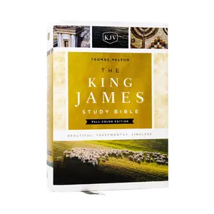 KJV, The King James Study Bible, Red Letter, Full-Color Edition: KJV Holy Bible