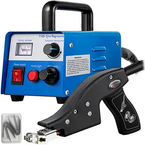 VEVOR 400W Truck Tire Grooving Iron with Grooving Blades, Automotive Vehicle Tool for Truck & Trailer Tire Rubber Maintenance (Father's Day Gift)
