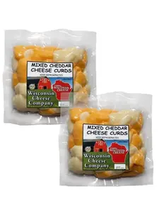 Cheese 100% Wisconsin Mixed Cheddar Cheese Curds (2)