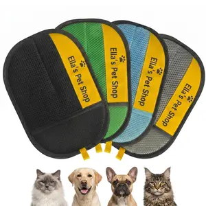 Premium Double Sided Pet Hair Remover Glove, Double.Reusable Dog & Cat Fur Cleaner Brush for Furniture, Carpet & Car Seat,Washable Lint Roller Alternative.For Gift[Upgraded Design/More Colors]