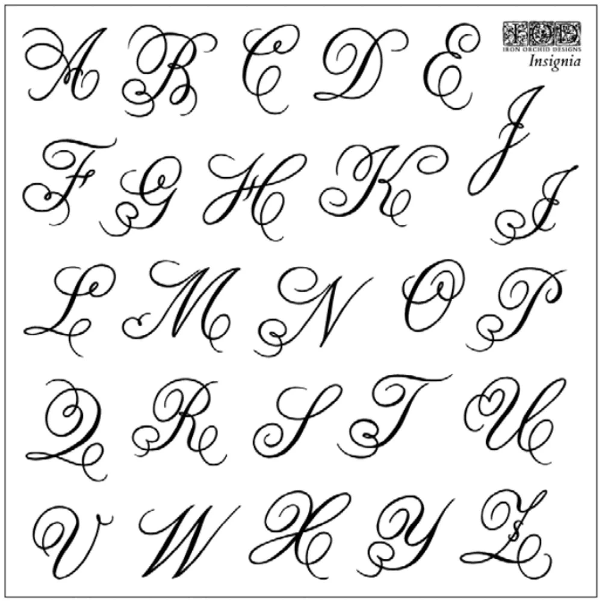 IOD Insignia Decor Stamp - Iron Orchid Designs