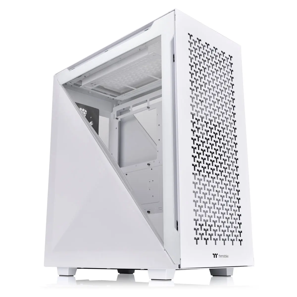 TG Series Tempered Glass Mid Tower Chassis (Divider 500), Airflow Optimized, ATX Motherboard Compatible, Mesh Panels, Side Window