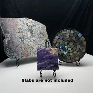 [Stands & Holders] Folding Stand for Crystal Slice or Slab - Sizes in Variations | Crescent Cast