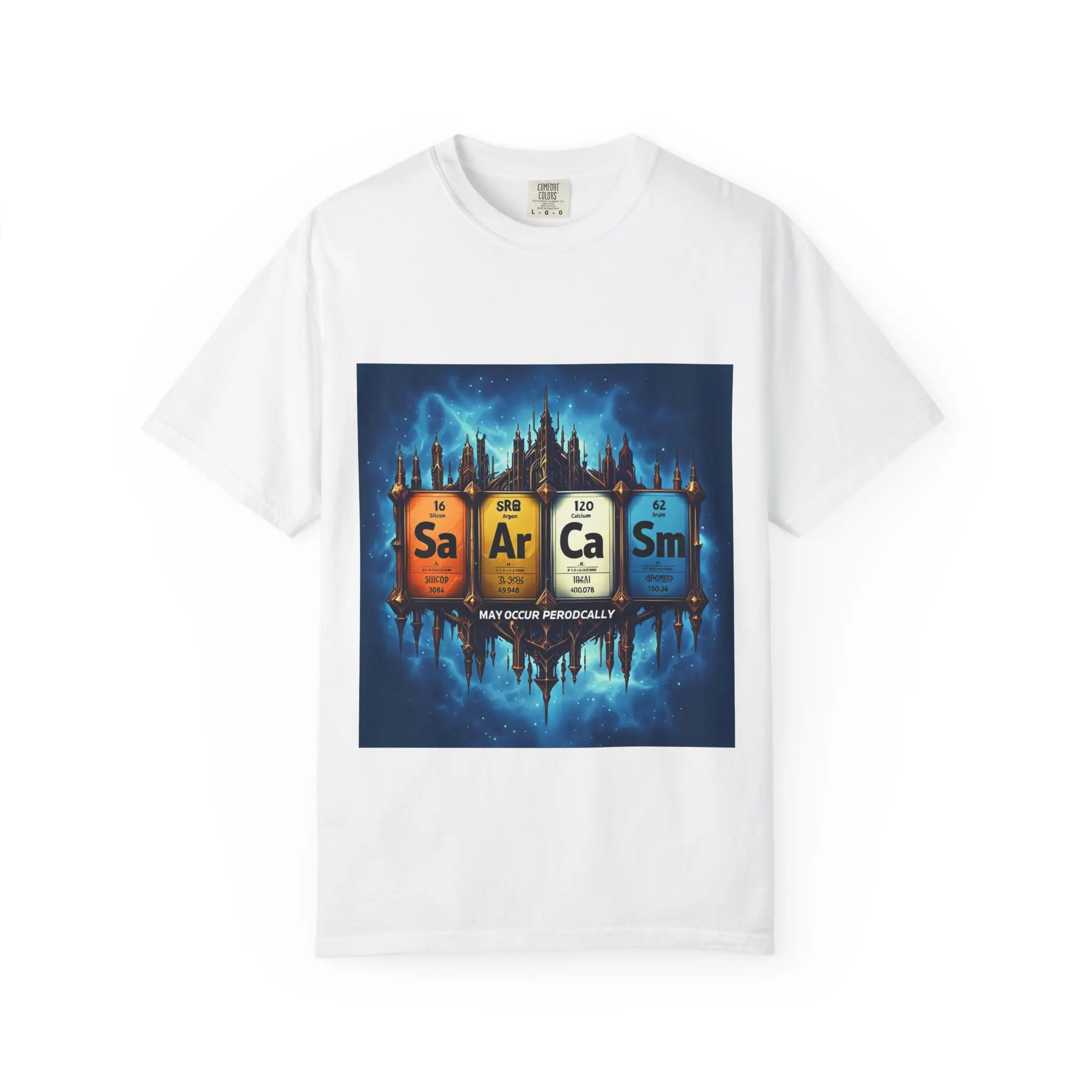 Sarcasm Periodic Table T-Shirt | Sar Ca Sm Elements Graphic Tee