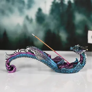 Dragon Design Incense Burner, Creative Incense Holder, Decorative Ornament for Home Living Room Bedroom Yoga, Aroma Fragrance