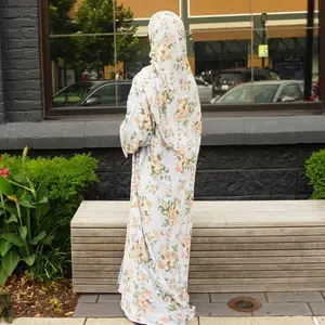 Azure Bloom Abaya