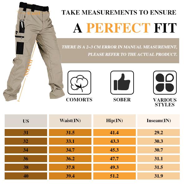 HOMUG Tactical Pants - Multiple Pockets