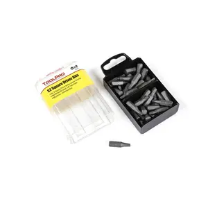 ToolPro #2 Square Drive Bit Tips - Interlocking Storage Box of 50