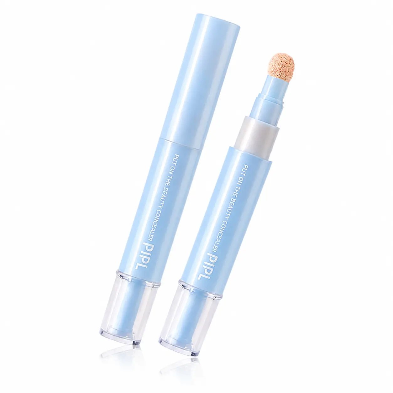 Dual-Action Concealer Foundation, Long-Lasting, Full Coverage, Matte Finish. Covers acne marks blemishes, nourishes skin, creates flawless complexion, Compact and Portable