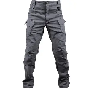 HOMUG Men's Lightweight Cargo Pants – Sturdy and durable, featuring large-capacity zippered pockets and straight-cut hems. Available in multiple colors, they are ideal for spring and autumn wear. Casual Trouser pantalones para hombre