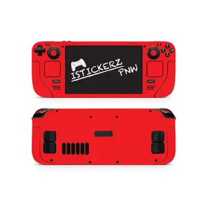 Red Vinyl Wrap Skin Compatible with Steam Deck OLED