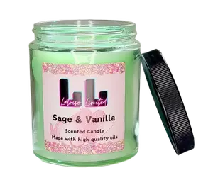 Sage & Vanilla Aromatic Woodwick Candle for Cozy, Relaxing Moments