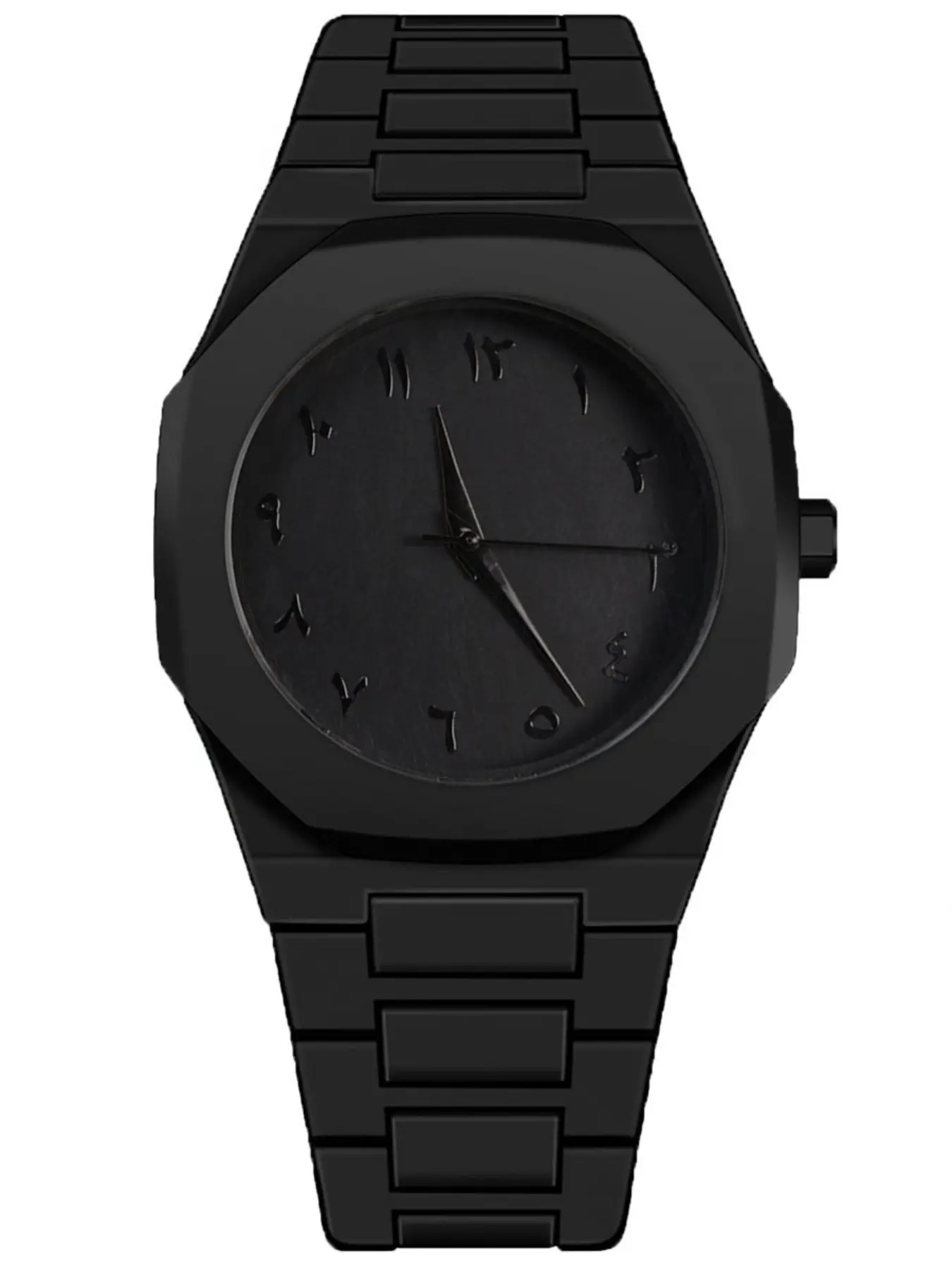 Men's Quartz Analog Watch with Arabic Numerals, Minimalist Design, Casual Trendy Couple Wristwatch, Minimalist Style Wristwatch