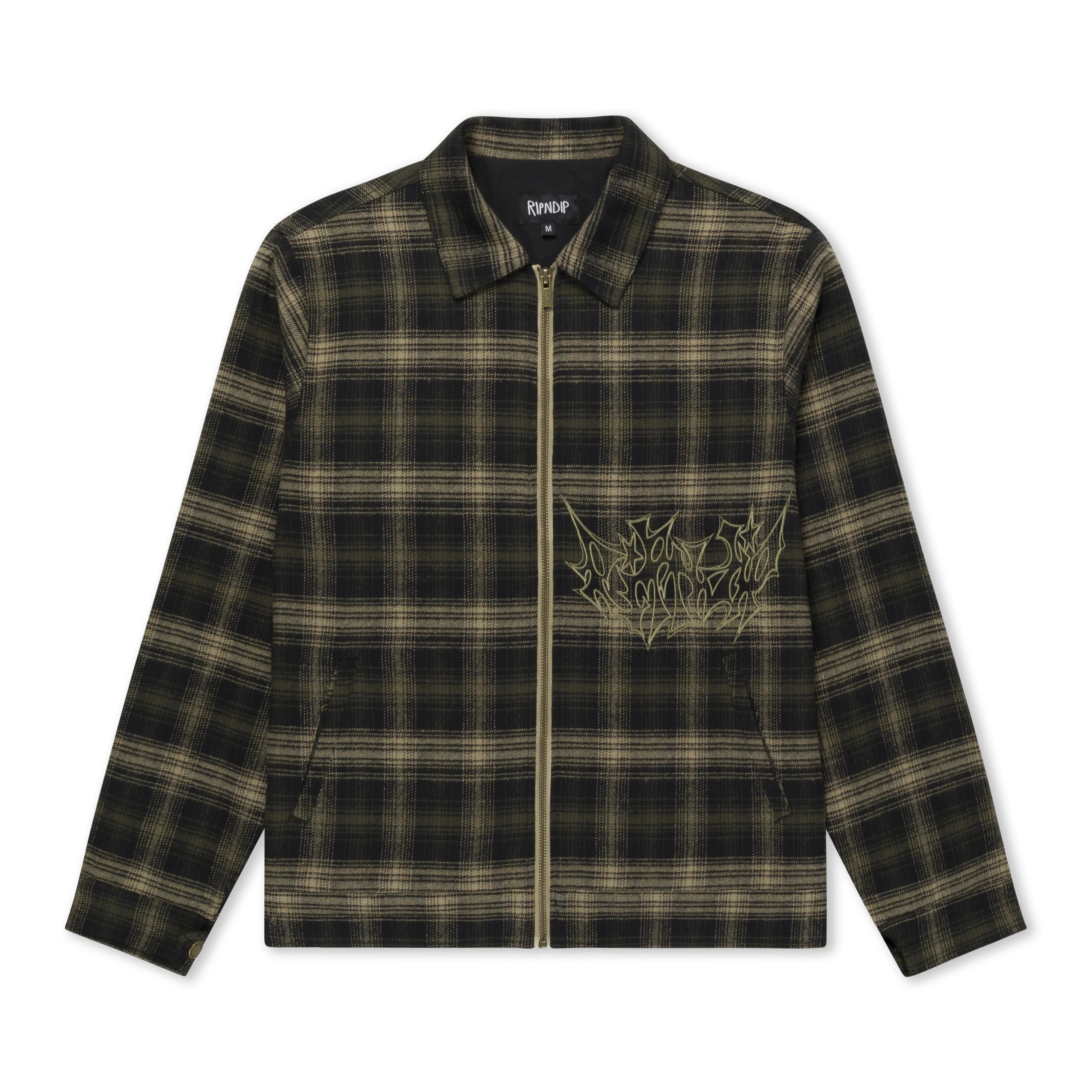 Slater Work Jacket (Navy / Forest Plaid)