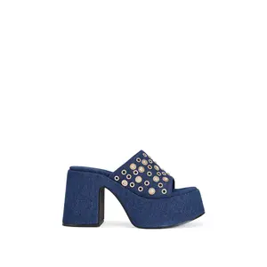 THEODORA-DENIM PLATFORM SANDAL