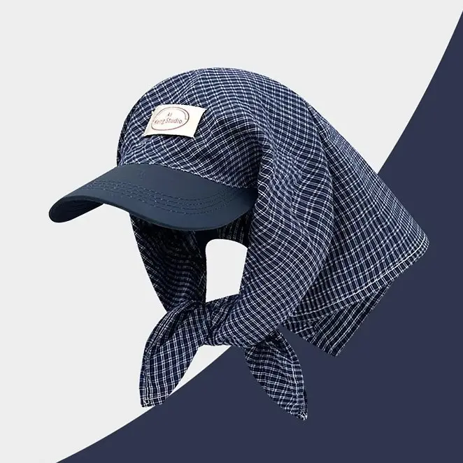 Women's summer sun hat triangular scarf hat trendy sun protection shopping Adjustable Sun Cap Sun Bucket Hat Sun Visor Cap