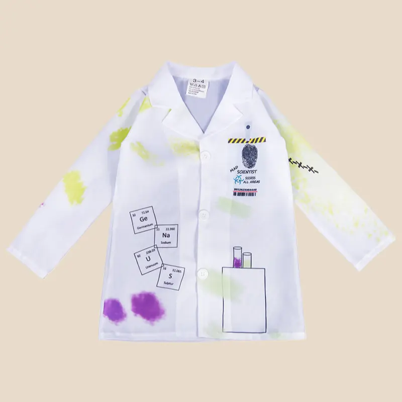 Women's Frankenstein Mad Scientist Cosplay Dress Set - Polyester Fabric, 100-115cm & 135-145cm, 18-24Y Adult & Children L Size, Fantasy Animation-Themed Halloween Role Play Outfit with Clothes + Glasses Accessories, Spring Party Wear