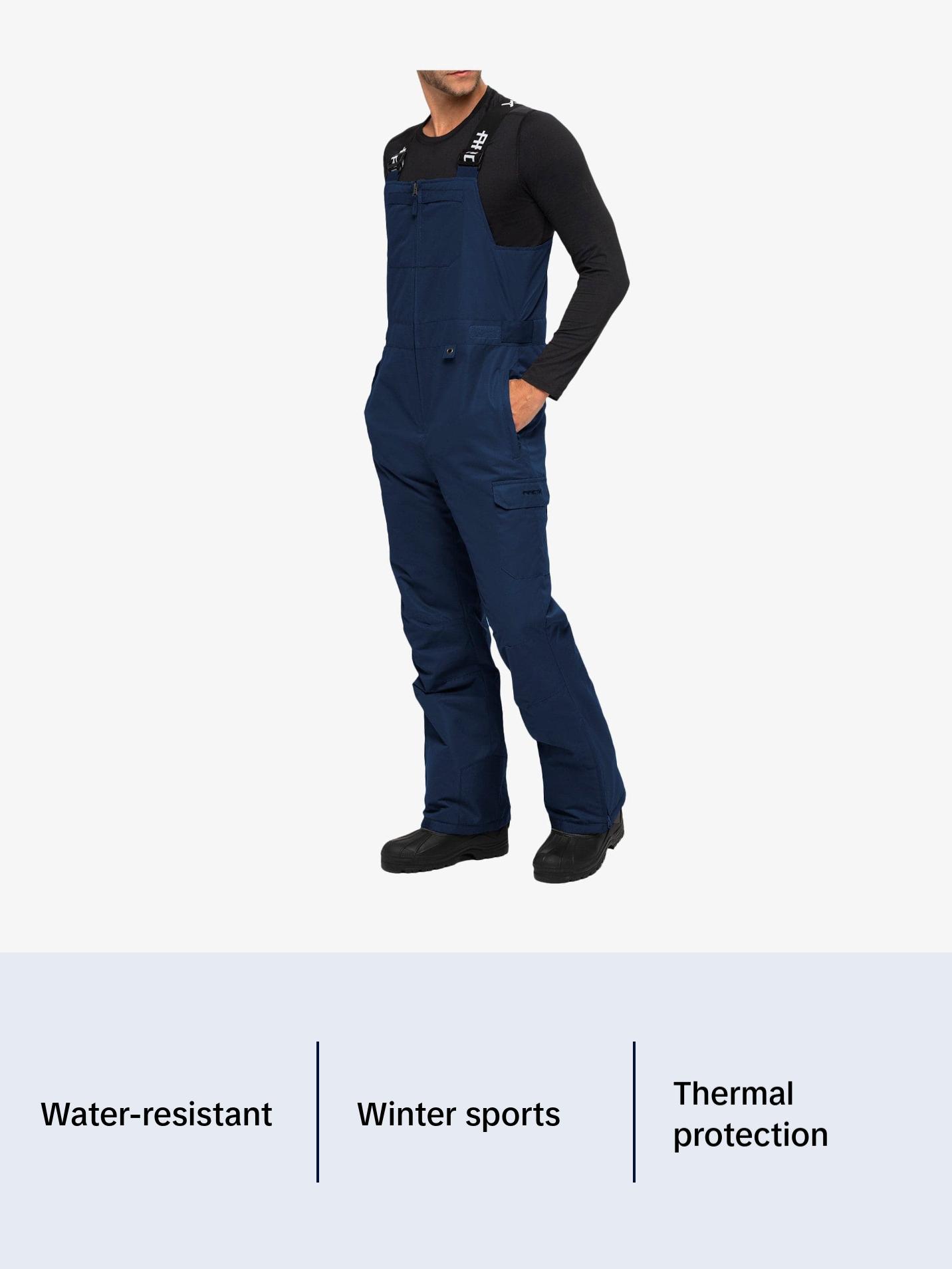 Men's Avalanche Insulated Bib Overalls - 30 Inseam
