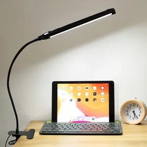 Adjustable LED Desk Lamp with Flexible Gooseneck Arm, USB Powered Eye-Care Light, Ideal for Home Office Study Handicrafts, Adjustable Lighting