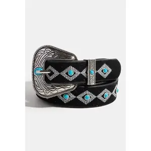 Belinda Black & Turquoise Belt