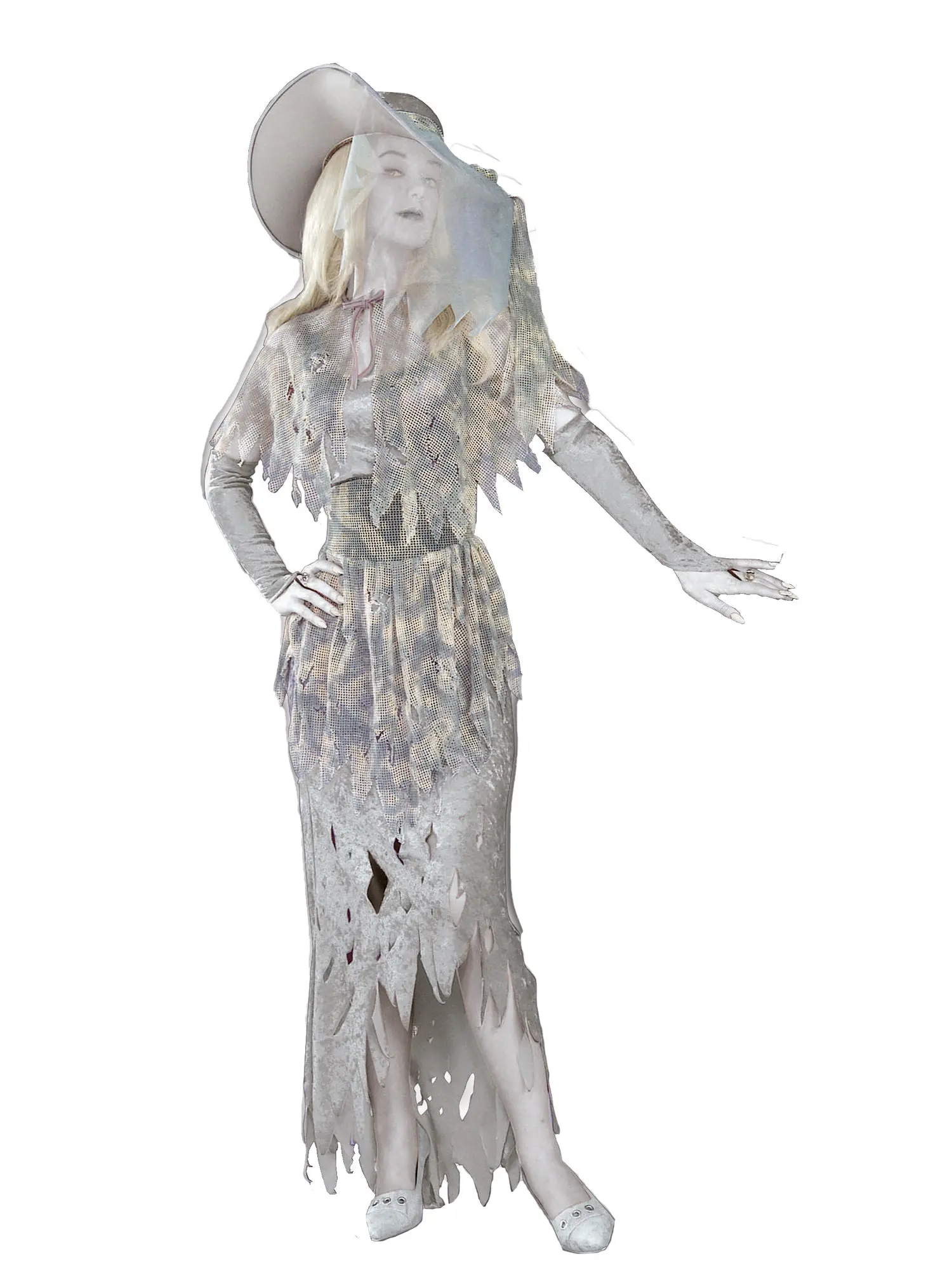 Womens Ghostly Gala Gal Costume