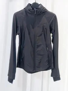 Women's UV Protection Hooded Jacket, Spring Summer Slim Fit Sports Outerwear, Breathable Ice Silk Yoga Wear, Outdoor Sunscreen Coat, Sporty Breathable Outerwear