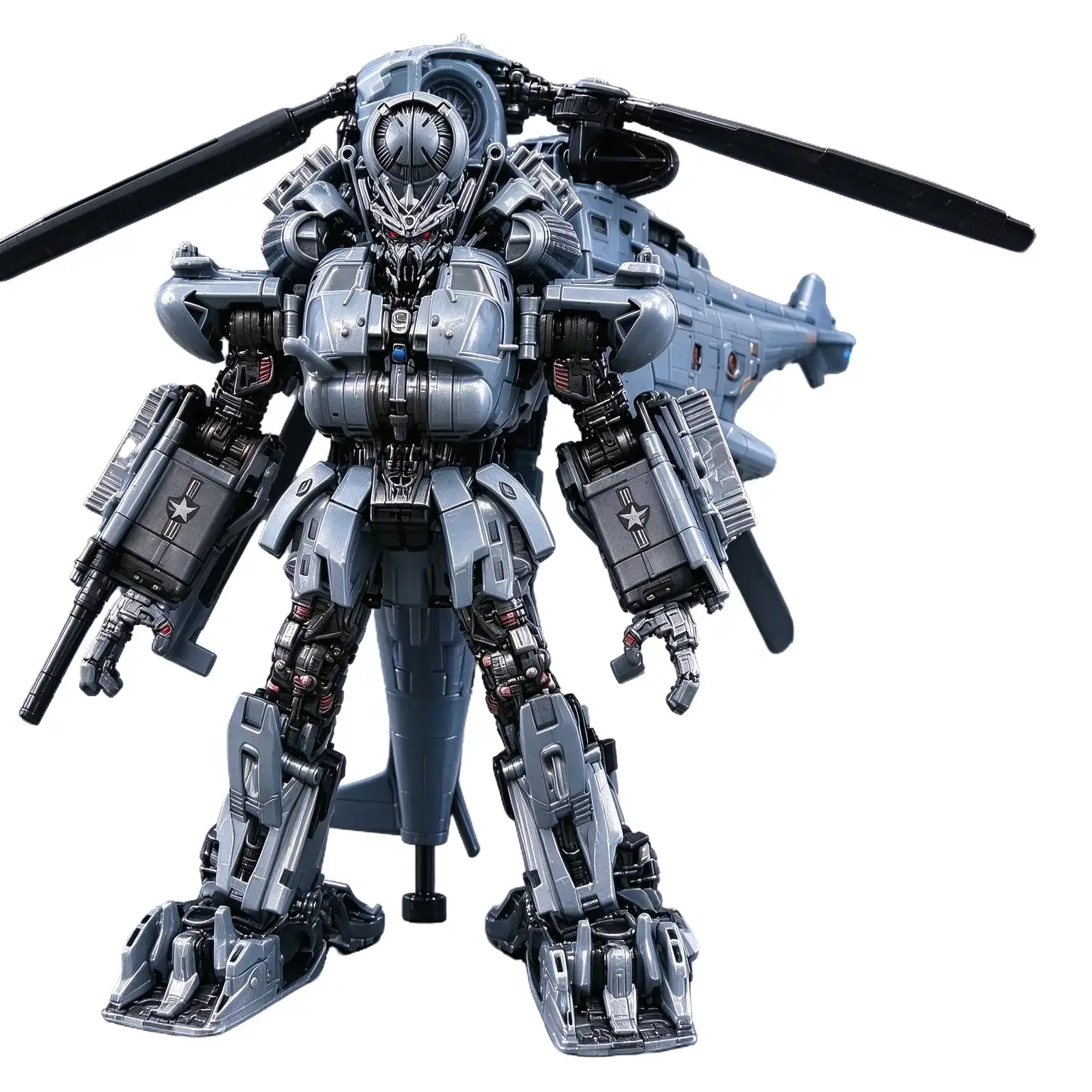 Transformers Studio Series SS-08 Leader Class Blackout Action Figure, Decepticon Helicopter Robot Model with Scorponok, Movie Collectible Toy