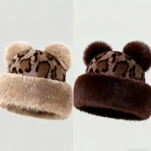 2026 New Warm Plush Mongolian Hat – Unisex Soft Fur Cap with Retro Style, Cold-Weather Protection for Outdoor Travel & Streetwear, TikTok Shop