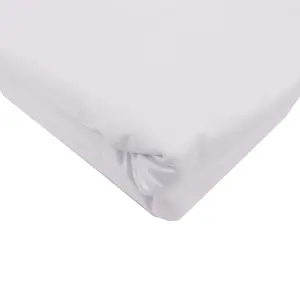 White Scuba Polyester Fabric Roll, Wrinkle Free DIY Craft Fabric Bolt- 60"x10 Yards