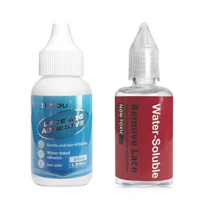 Wig Glue for Front Lace Wig Waterproof Super Hold Hair Glue for Weave, Invisible Hair Bonding Glue,Lace Wig Glue Remover