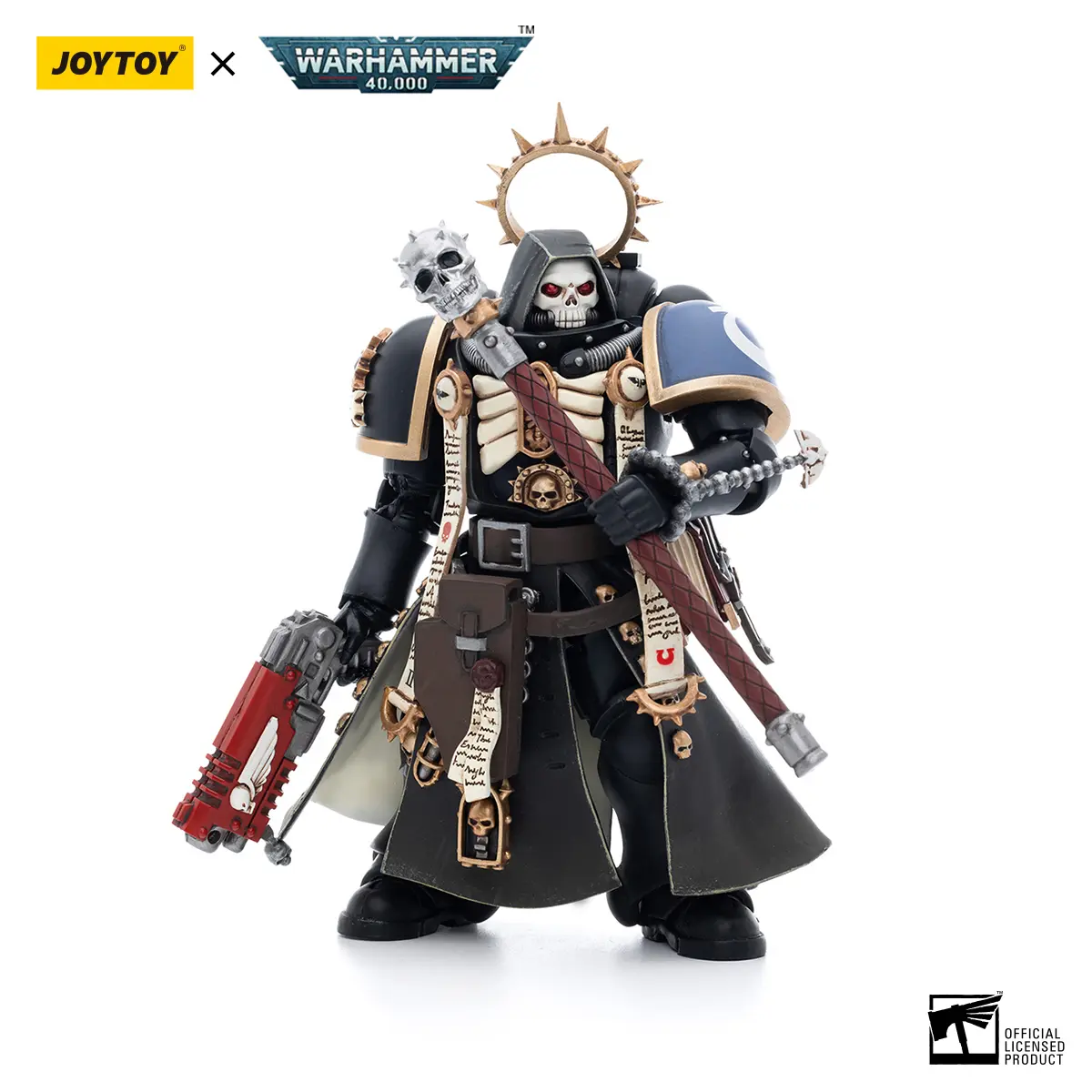 JOYTOY Warhammer 40000 1/18 Scale Action Figure, Ultramarines Primaris Chaplain Brother Varus, Model JT5567