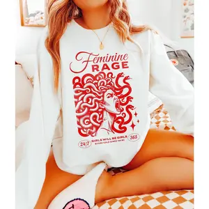Feminine Rage Medusa Sweatshirt,Greek Mythology, Medusa Sweatshirt, Female Rage, Powerful Women, Women's Empowerment, Feminist Jumper