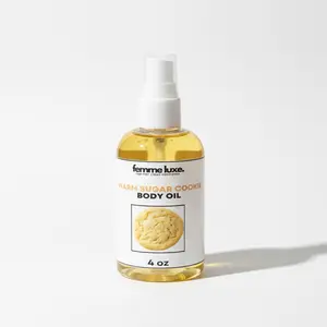 Warm Sugar Cookie Body Oil - Yummy 4 oz Fragrance Body Oil for Skin Care, Sugar & Buttery Cookie Dough Notes