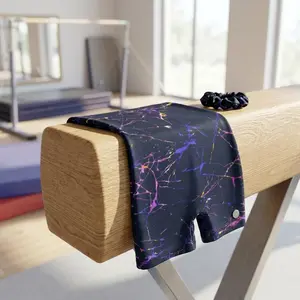 Girls Gymnastics Leotards with Shorts - Dance Biketards Tumbling Outfit Matching Hair Scrunchie for Ages 3-15 Years Comfortable Stretchy Fabric Perfect for Ballet Cheerleading Practice Performance Kids Activewear