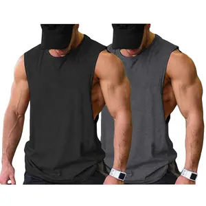 COOFANDY B Men Workout Tank Top 1 Pack Gym Bodybuilding Sleeveless Muscle T Shirts