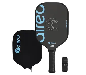 AIREO Falcon Pro-L16 Elongated 16MM Pickleball Paddle Toray T700 Carbon Fiber USAPA Approved Intermediate Play Carbon Fiber Lightweight Easy Control Durable 8.1oz 16.45"L x 7.48"W Good Control Elongated Grip Length