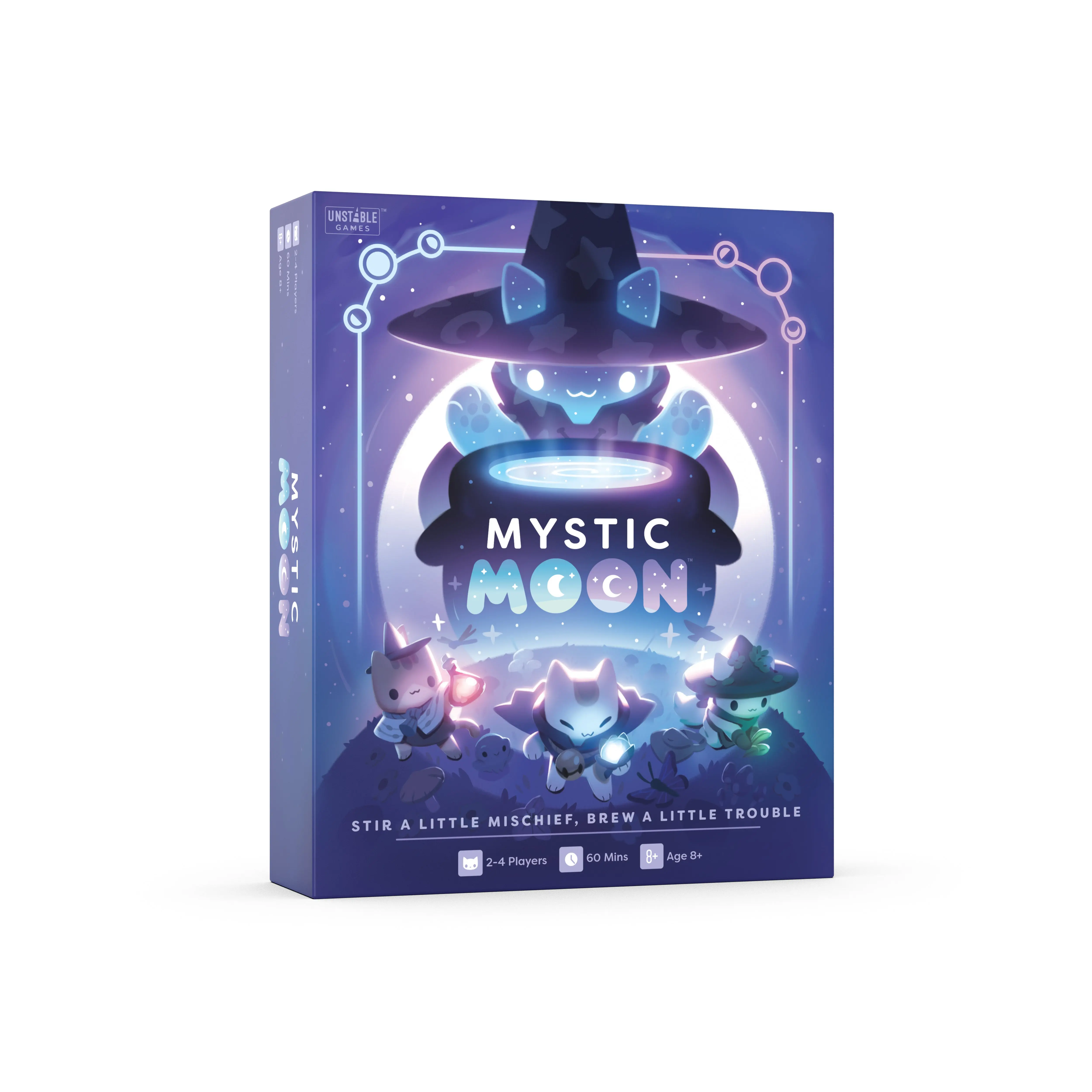 TeeTurtle Mystic Moon Base Game, Unisex Fantasy Theme Strategy Play Board Game for Ages 8+