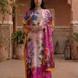 Women's Spring Summer Floral Pattern Robe Set, Thin Loose Fit Shawl Scarf, Casual Beach Sun Protection Satin Silk Scarf