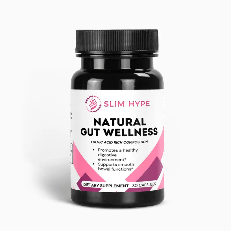 Slim Hype Natural Gut Wellness Capsules with Fulvic Acid - 30 Capsules