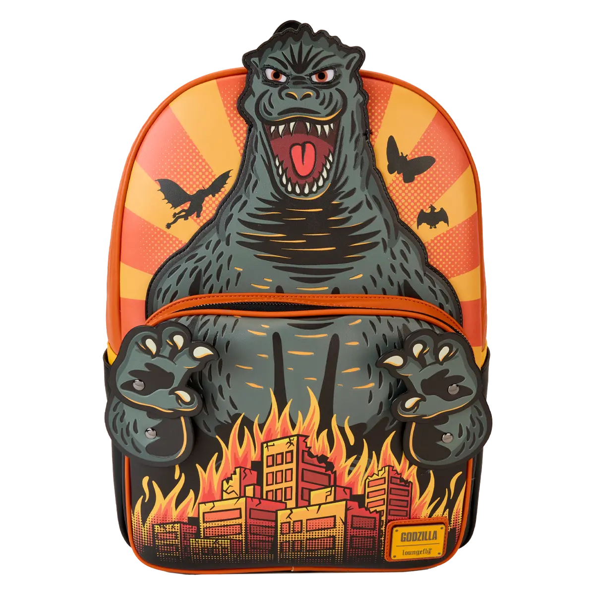 Godzilla Burning City Cosplay Full-Size Backpack