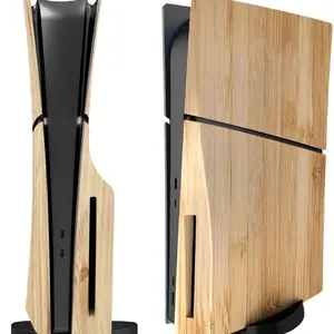 Faceplate Cover (WOODEN) (4 Piece Set) for PlayStation 5 Slim Disc Edition (Only Ground Shipping)