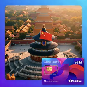 【China eSIM】 7-30 Days High-Speed Data I 5G/4G Compatible I Same- Day Issuance & Reliable Support I RedexSIM